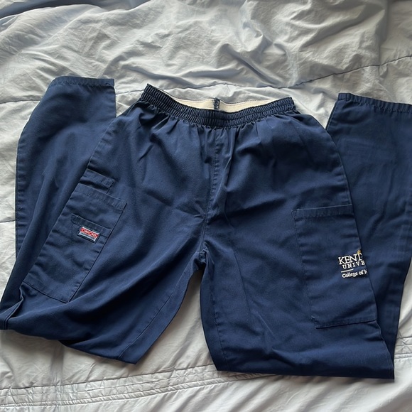 EUC kent state university college of nursing scrubs BOTTOM ONLY - size XS - Picture 2 of 6